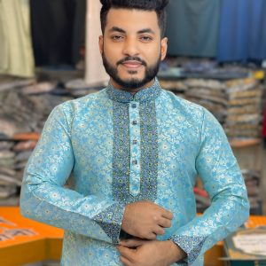 লাক্সারি কাতান পাঞ্জাবি [ LK-56 ]